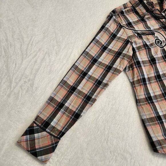Cowgirl Up Womens Western Snap Front Shirt Size XXL - Picture 6 of 10